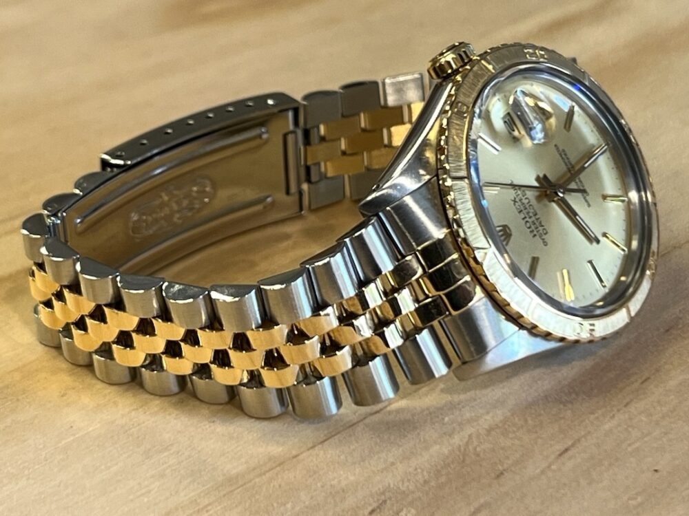 Rolex Datejust Thunderbird 36mm 18k Yellow Gold / Steel with Gold Champagne Dial Jubilee Bracelet model 16253