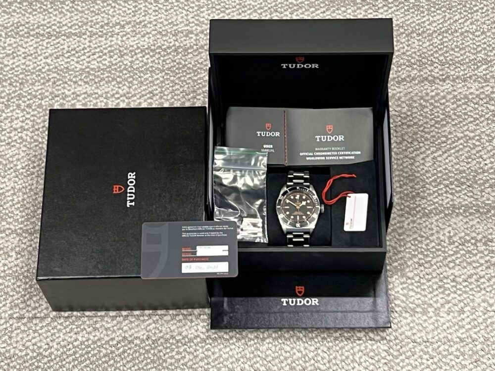 Tudor Black Bay with Black Bezel Automatic 41mm No Date Box Papers Card 79230N