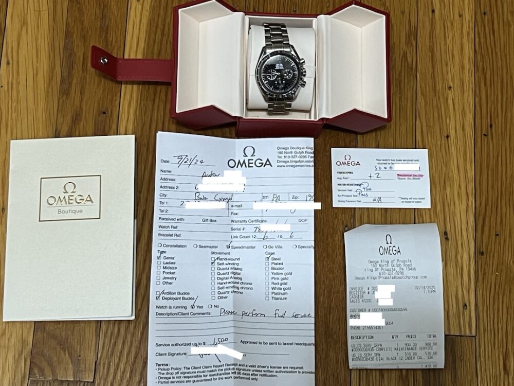 Omega Speedmaster Broad Arrow SPEEDY 42mm Automatic Caliber 3303 Saphire 3551.50 Just serviced by Omega