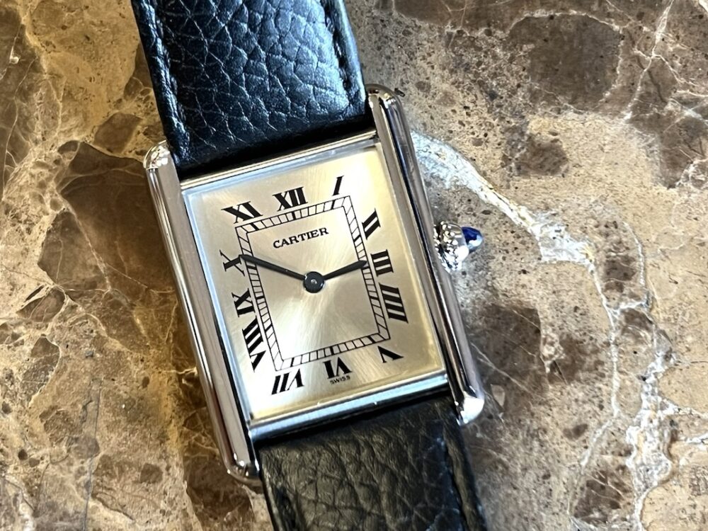 CARTIER TANK MUST WATCH Large Model 25.5mm x 33.7mm Unisex Quartz WSTA0041