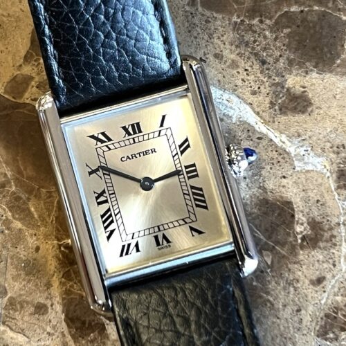 CARTIER TANK MUST WATCH Large Model 25.5mm x 33.7mm Unisex Quartz WSTA0041