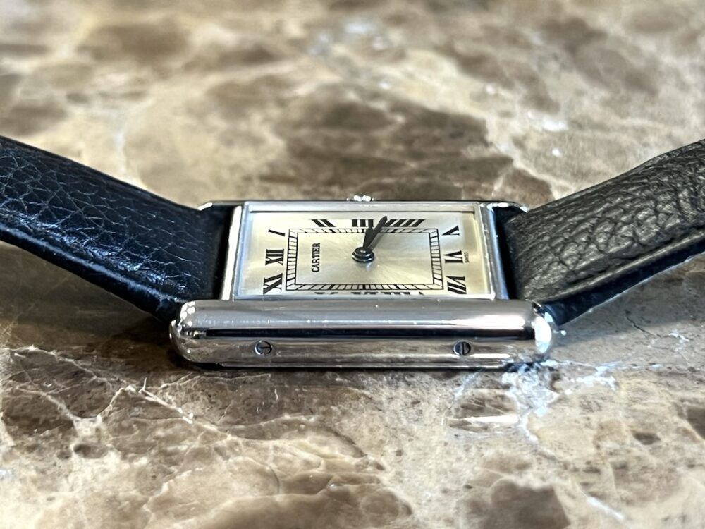 CARTIER TANK MUST WATCH Large Model 25.5mm x 33.7mm Unisex Quartz WSTA0041