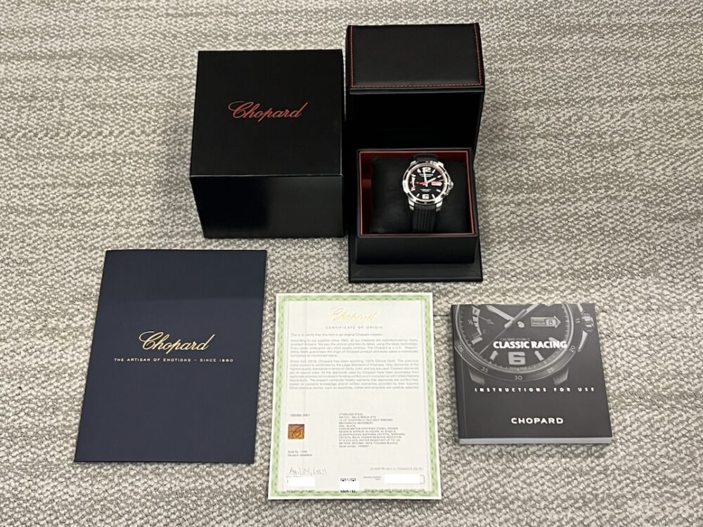 Chopard MILLE MIGLIA GTS POWER CONTROL 43mm Automatic model 168566-3001 with Box and Papers