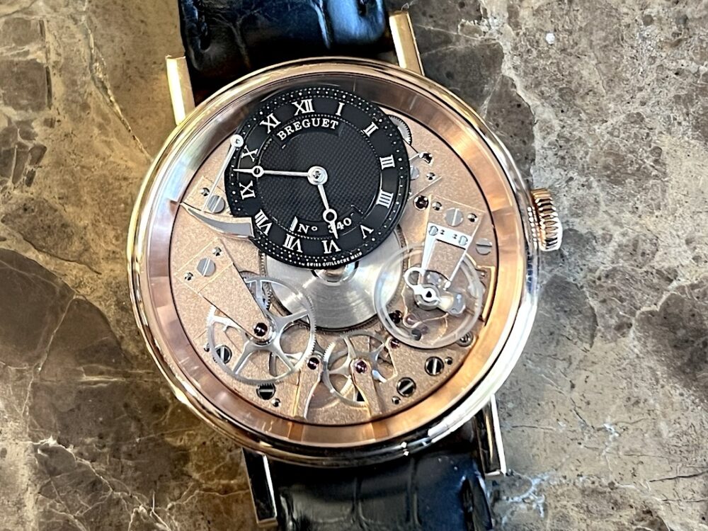 BREGUET Tradition 18k Rose Gold 40mm Manual Wind with power reserve indicator 7057 Box Papers