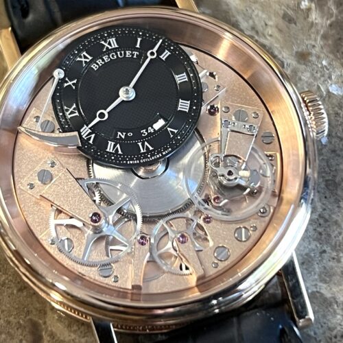 BREGUET Tradition 18k Rose Gold 40mm Manual Wind with power reserve indicator 7057 Box Papers