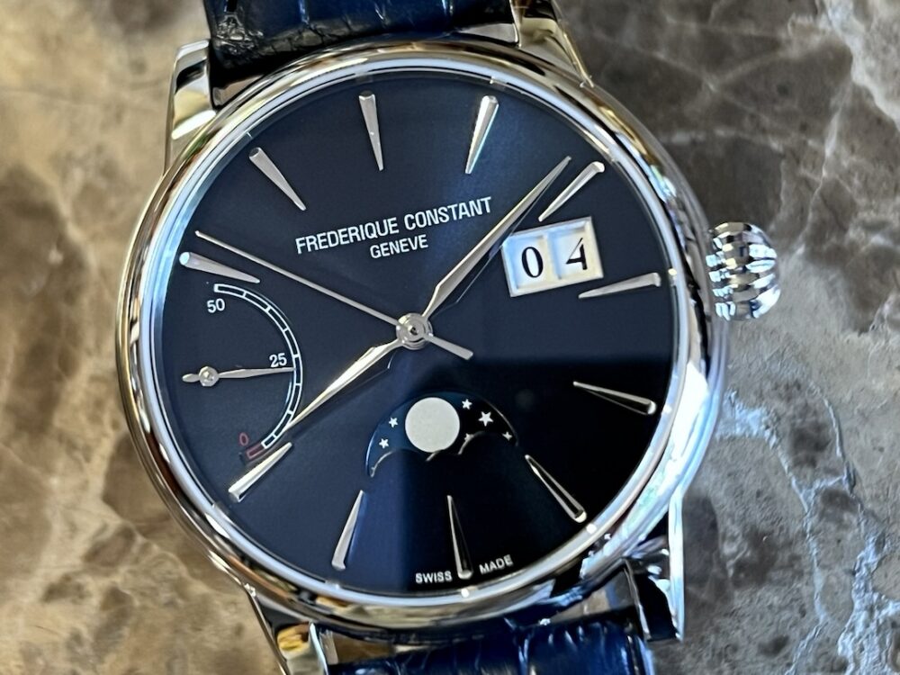 Frederique Constant CLASSIC POWER RESERVE BIG DATE 40mm Automatic Moon Phase Box Papers FC-735N3H6