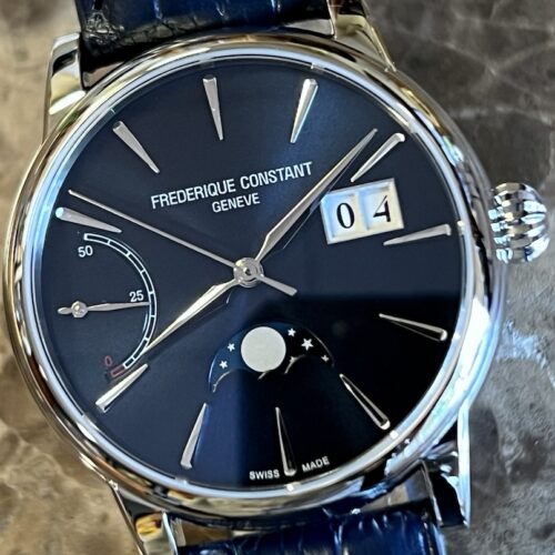 Frederique Constant CLASSIC POWER RESERVE BIG DATE 40mm Automatic Moon Phase Box Papers FC-735N3H6