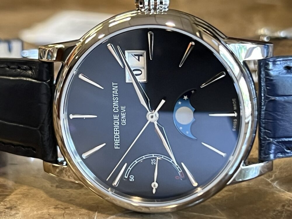 Frederique Constant CLASSIC POWER RESERVE BIG DATE 40mm Automatic Moon Phase Box Papers FC-735N3H6