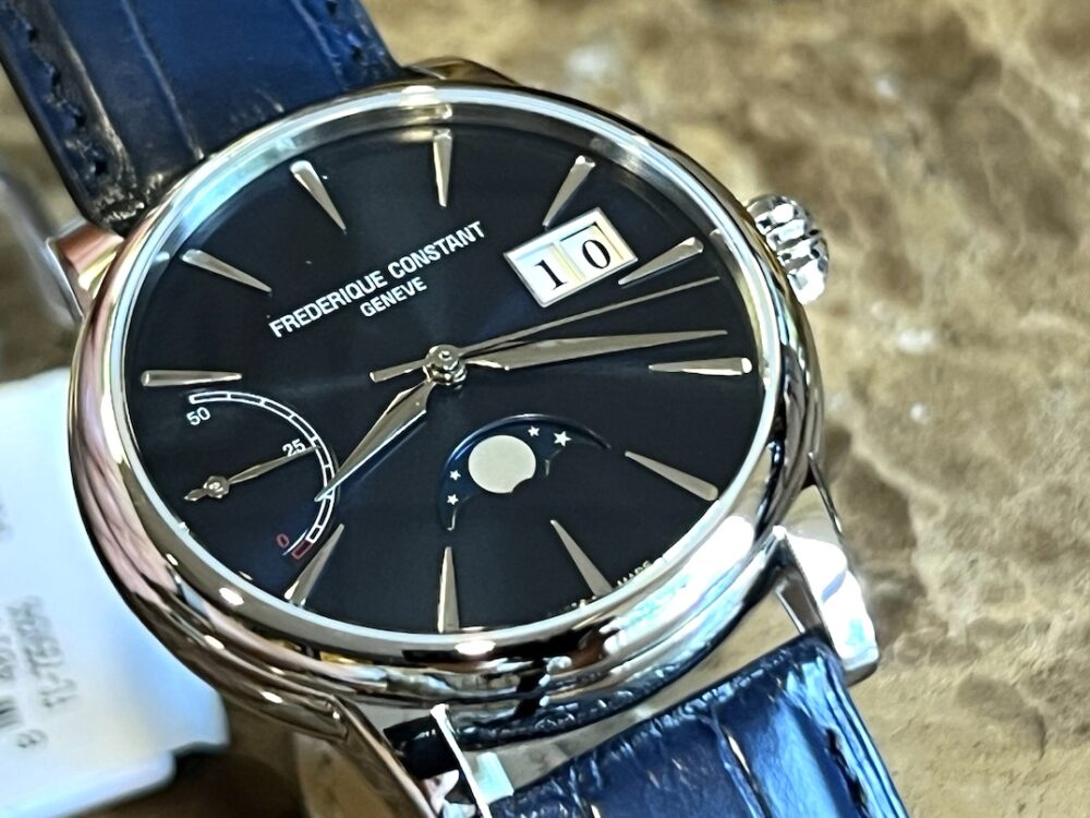 Frederique Constant CLASSIC POWER RESERVE BIG DATE 40mm Automatic Moon Phase Box Papers FC-735N3H6