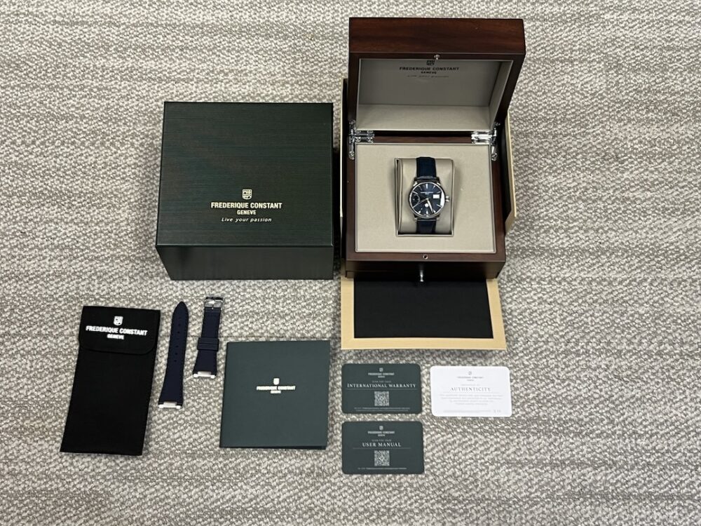 Frederique Constant CLASSIC POWER RESERVE BIG DATE 40mm Automatic Moon Phase Box Papers FC-735N3H6