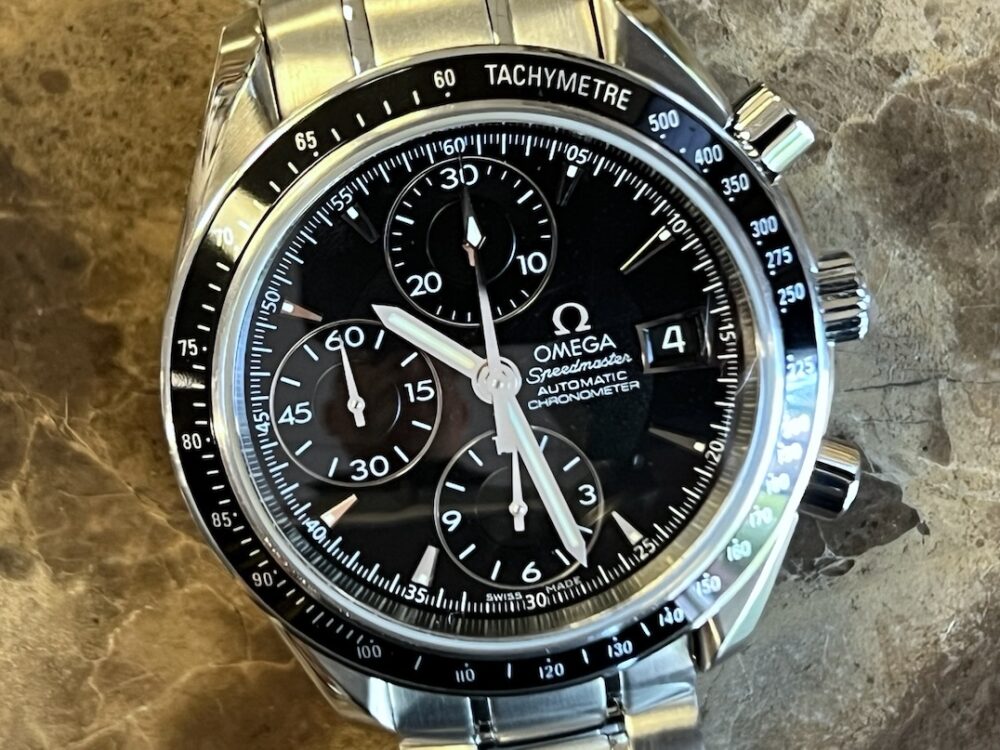 Omega Speedmaster Date Black Dial 40mm Automatic 30 minute chronograph 3210.50