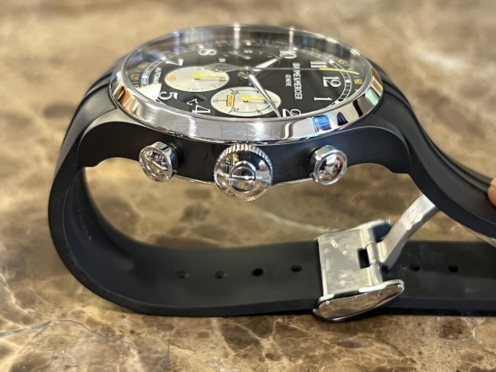 Baume Mercier Shelby Cobra Limited Edition COPELAND 43mm Automatic Black Yellow Box Papers MOA10281