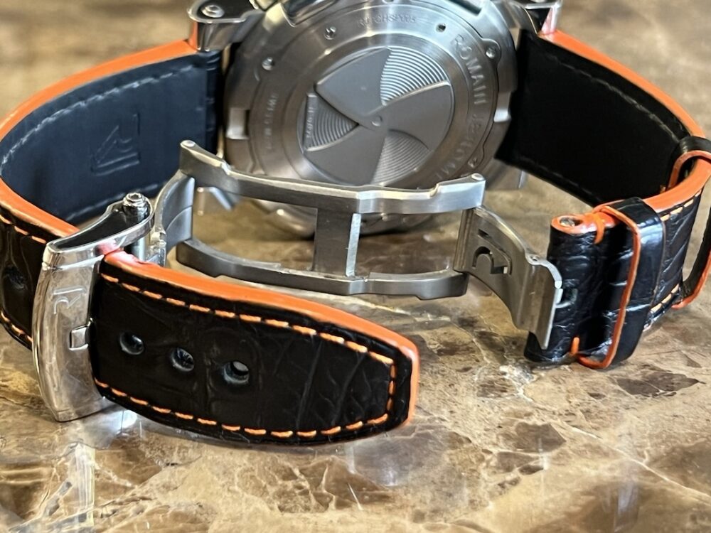 Romain Jerome Titanic DNA Steampunk Chronograph Orange 50mm Automatic Skeleton Dial JR.T.CH.SP.005.03