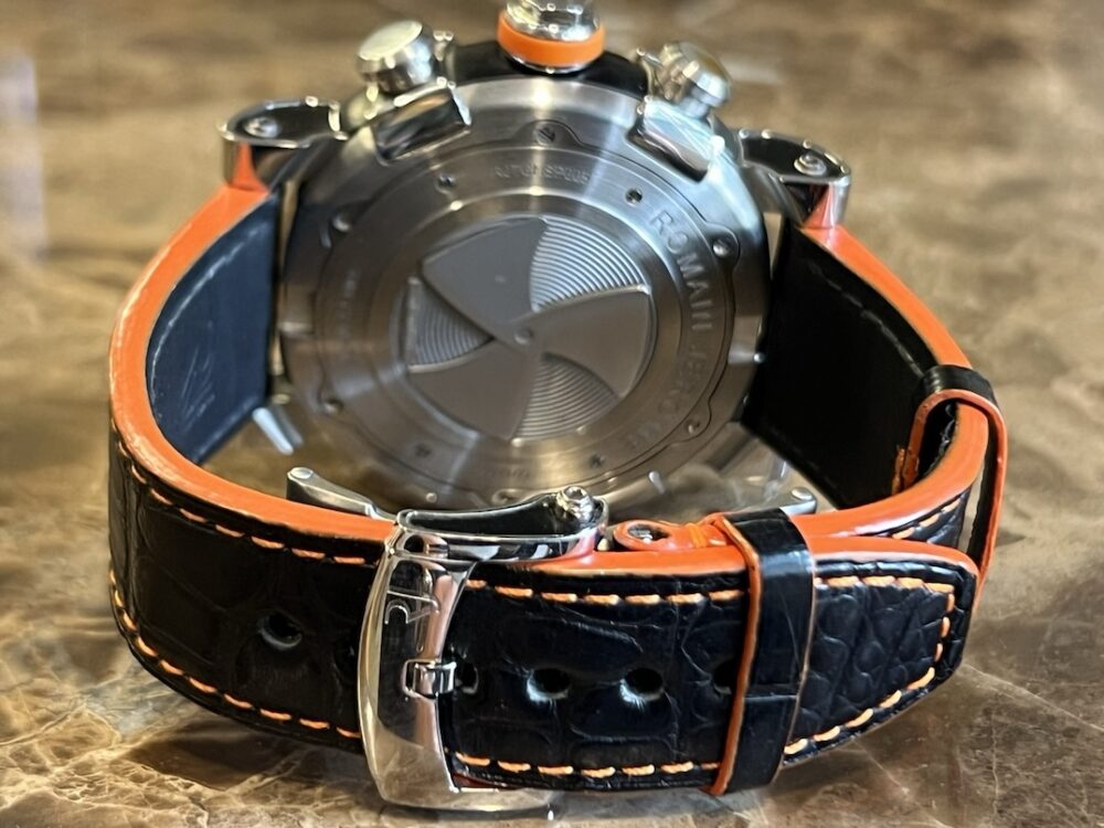 Romain Jerome Titanic DNA Steampunk Chronograph Orange 50mm Automatic Skeleton Dial JR.T.CH.SP.005.03