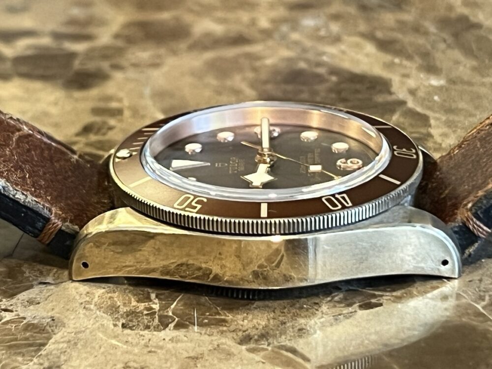 Tudor Black Bay Bronze 43mm Automatic Brown Root-Beer Dial Leather Strap 79250BM Box Papers Card