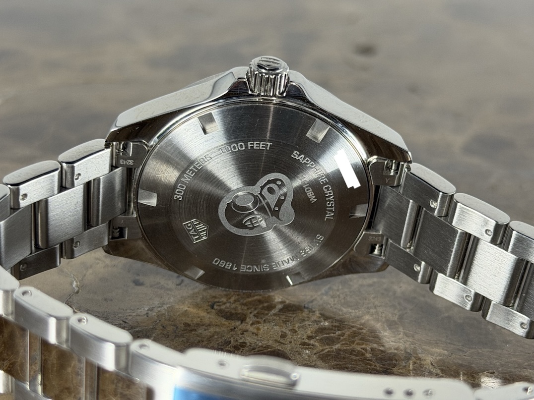 TAG Heuer Aquaracer 32mm Quartz Ladies Mother of Pearl Dial Diamond with Box Papers WBD1314.BA0740