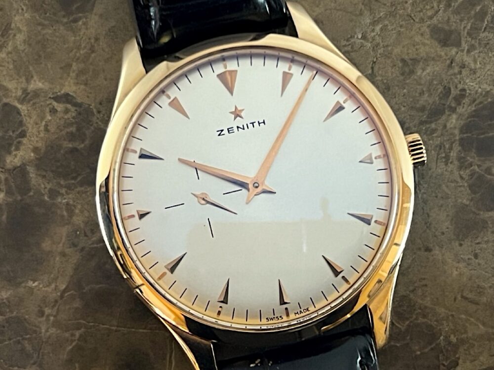 ZENITH Elite Ultra-Thin Watch 18k Rose Gold 40mm Automatic 18.2010.681