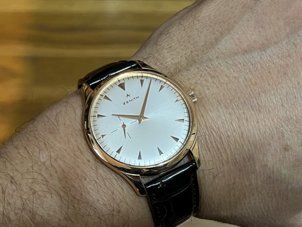 ZENITH Elite Ultra-Thin Watch 18k Rose Gold 40mm Automatic 18.2010.681