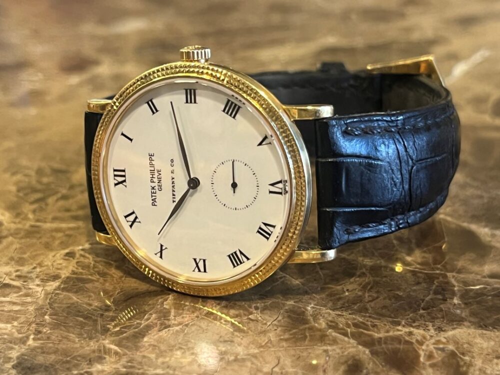 Patek Phillipe Calatrava 34mm with factory tiffany and company dial 3919