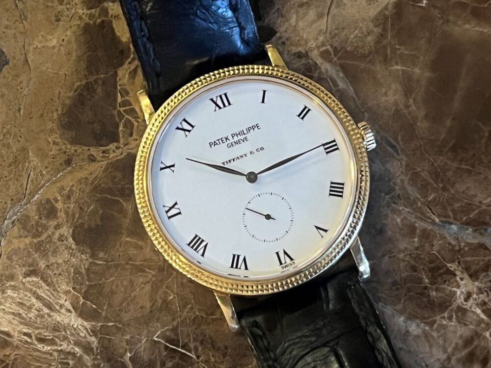 Patek Phillipe Calatrava 34mm with factory tiffany and company dial 3919