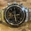 Omega Speedmaster Triple Date Chronograph automatic black dial 39mm watch only