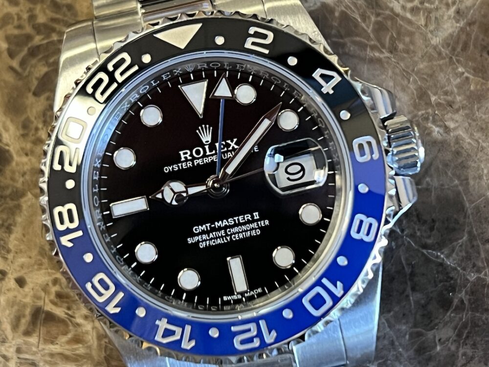 Rolex GMT Master 2 116710 Black Blue 40mm Automatic BATMAN with Box Papers Warranty Card 116710BLNR MINT