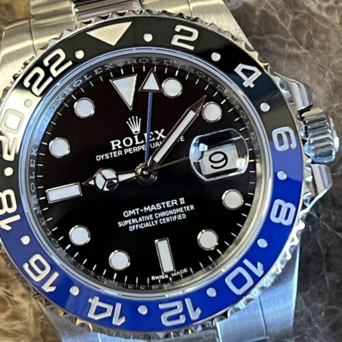 Rolex GMT Master 2 116710 Black Blue 40mm Automatic BATMAN with Box Papers Warranty Card 116710BLNR MINT