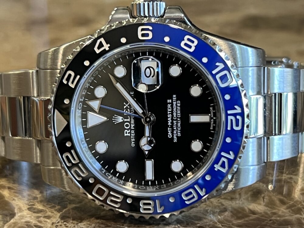 Rolex GMT Master 2 116710 Black Blue 40mm Automatic BATMAN with Box Papers Warranty Card 116710BLNR MINT