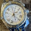 Breitling Crosswind Chronograph 18k Gold / Steel 43mm Automatic Box Papers D13355
