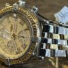 Breitling Crosswind Chronograph 18k Gold / Steel 43mm Automatic Box Papers D13355