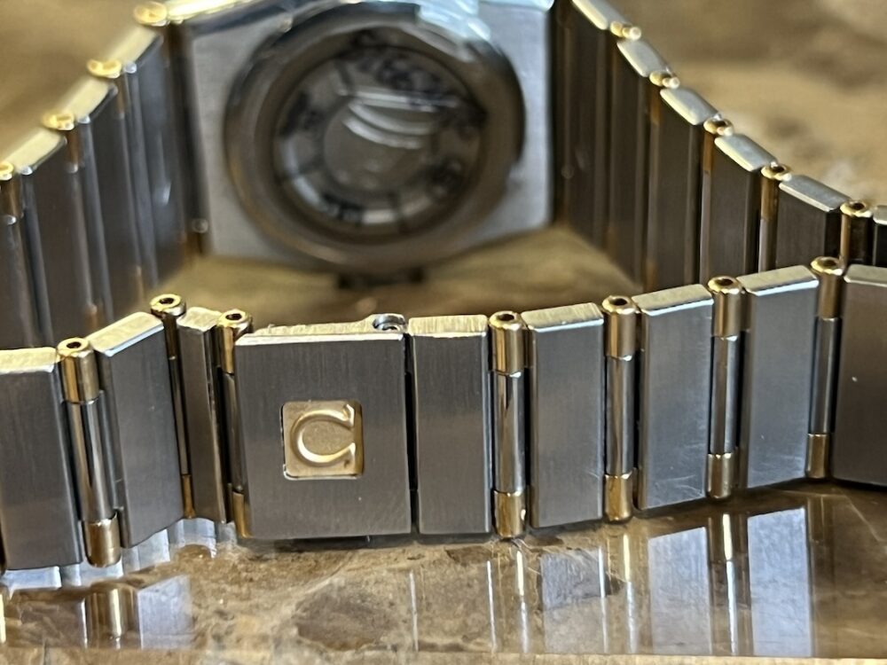 Omega Constellation Mini 18k Gold / Steel Lady 22.5mm Quartz with Factory Diamond Bezel 1367.75.00