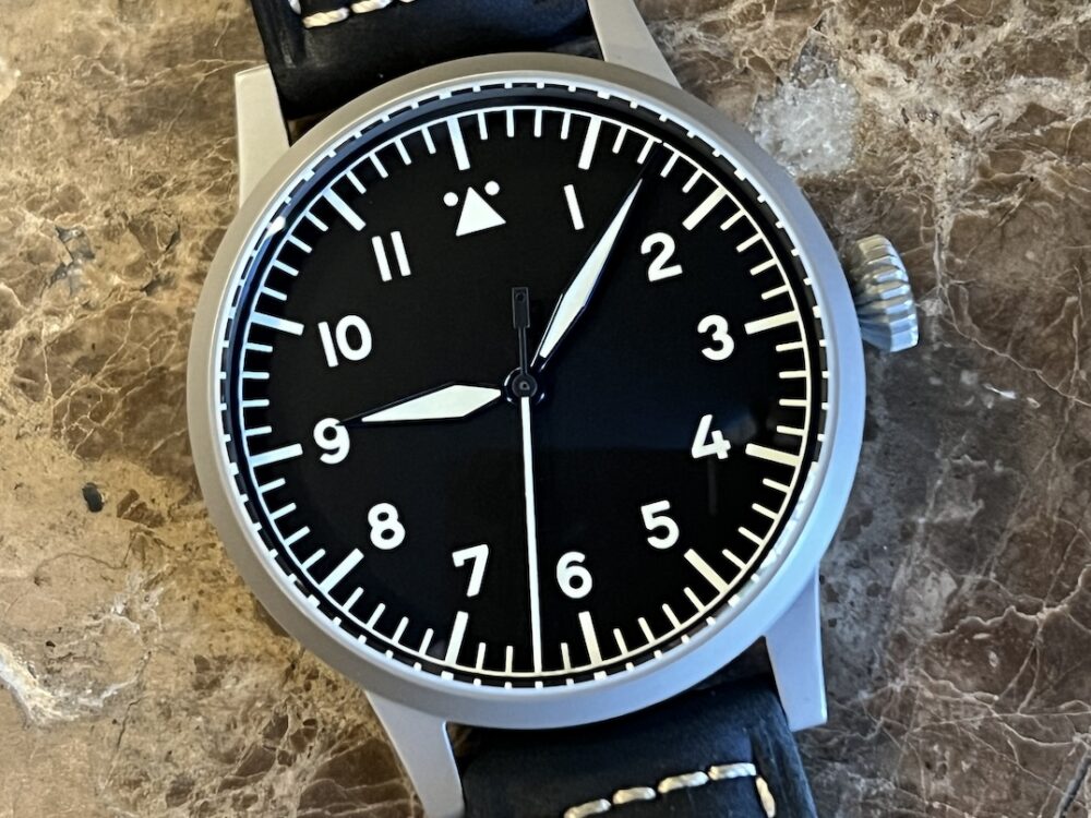 Laco Pilot Watch Original Westerland 45mm Manual Wind TOP-GRADE MOVEMENT Type A Dial with Box and Papers 861750