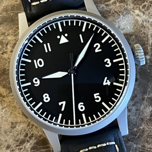 Laco Pilot Watch Original Westerland 45mm Manual Wind TOP-GRADE MOVEMENT Type A Dial with Box and Papers 861750