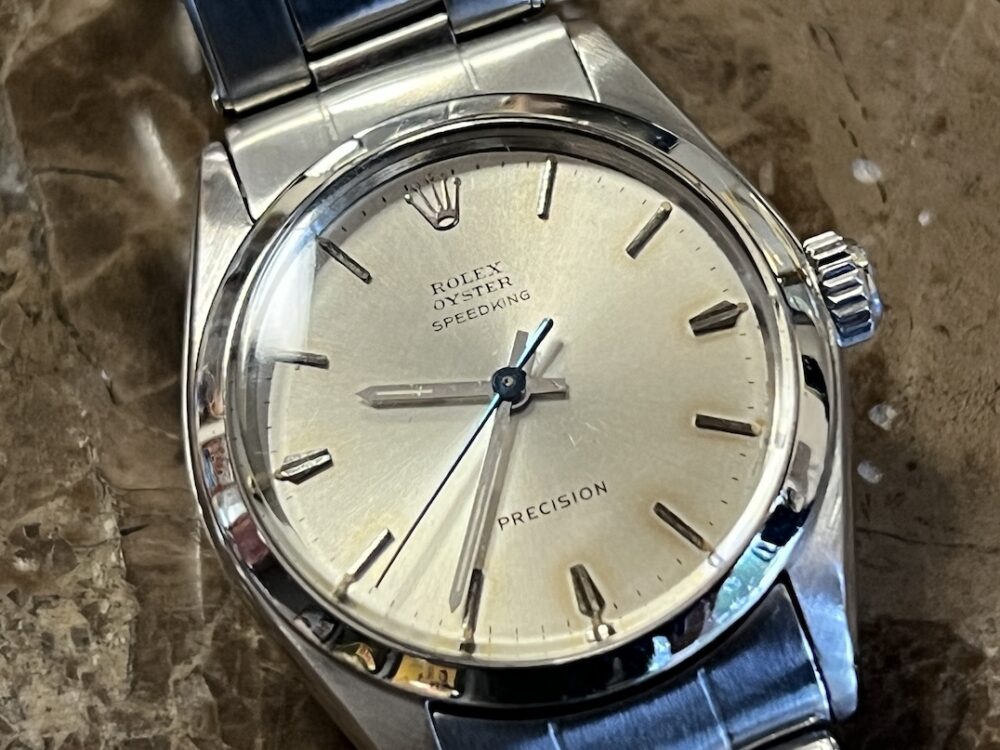 Rolex Oyster SPEEDKING Precision 34mm Manual Wind with Silver Dial Model 6430 Vintage Year 1963