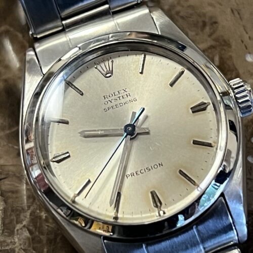 Rolex Oyster SPEEDKING Precision 34mm Manual Wind with Silver Dial Model 6430 Vintage Year 1963