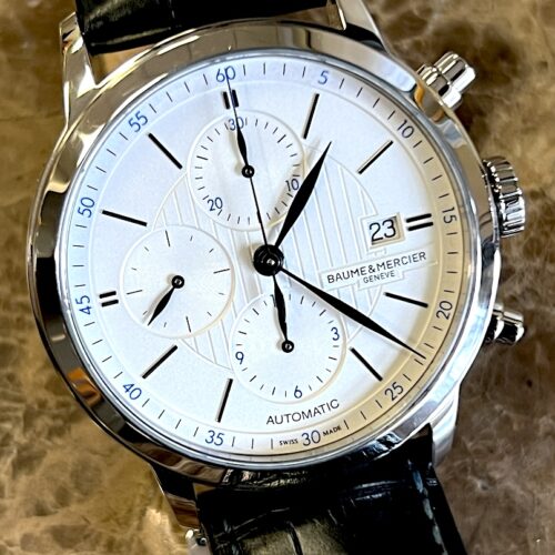 Baume Mercier Classima Chronograph Automatic 42mm Full size with box and papers 10330