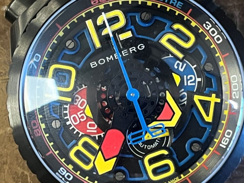 Bomberg Bolt 68 47mm automatic chronograph box papers