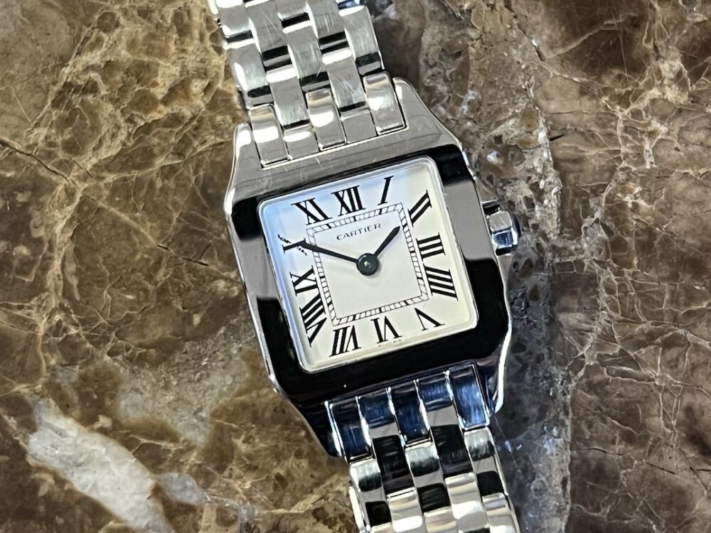 Cartier Santos Demoiselle Ladys 20mm Quartz box papers W25064Z5