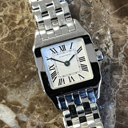 Cartier Santos Demoiselle Ladys 20mm Quartz box papers W25064Z5