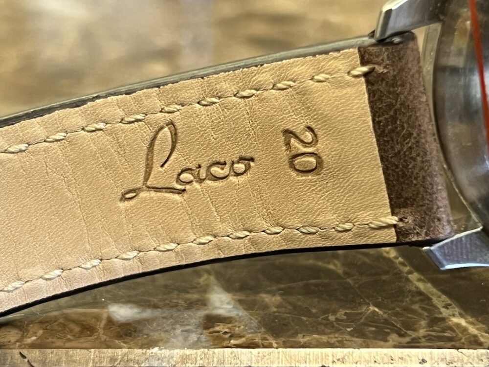 Laco Pilot Watches Basic Aachen 42mm Automatic Taupe California Type B Dial with Box Papers LIMITED TO 200 pcs