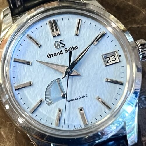 Grand Seiko SBGA407 Spring Drive 40mm Skyflake BRAND NEW with box and papers CALL FOR PRICE