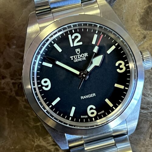 Tudor Ranger Black Dial Automatic 39mm on Bracelet model 79950 Box Papers Card Year 2024 Never Worn