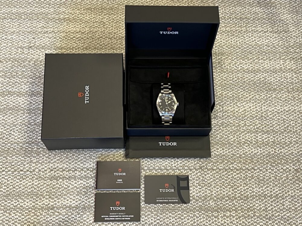 Tudor Ranger Black Dial Automatic 39mm on Bracelet model 79950 Box Papers Card Year 2024 Never Worn