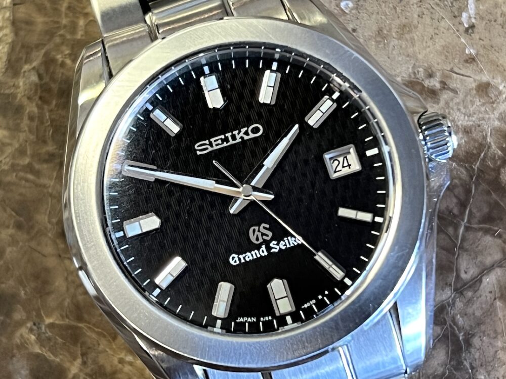 Grand Seiko with Black Tatami Dial 38mm Quartz SBGF021