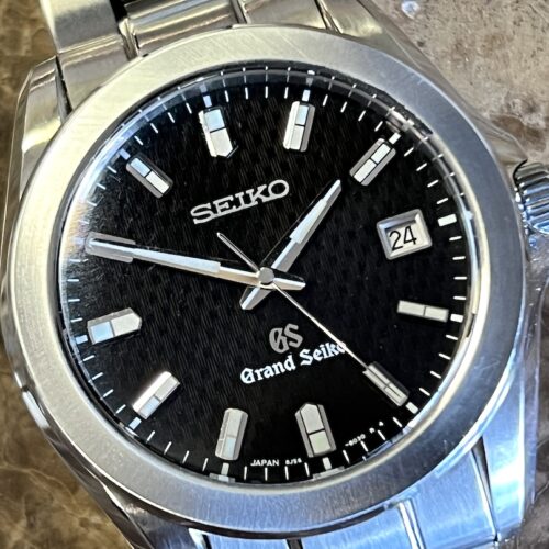 Grand Seiko with Black Tatami Dial 38mm Quartz SBGF021