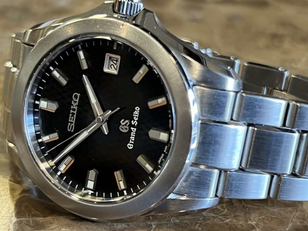 Grand Seiko with Black Tatami Dial 38mm Quartz SBGF021