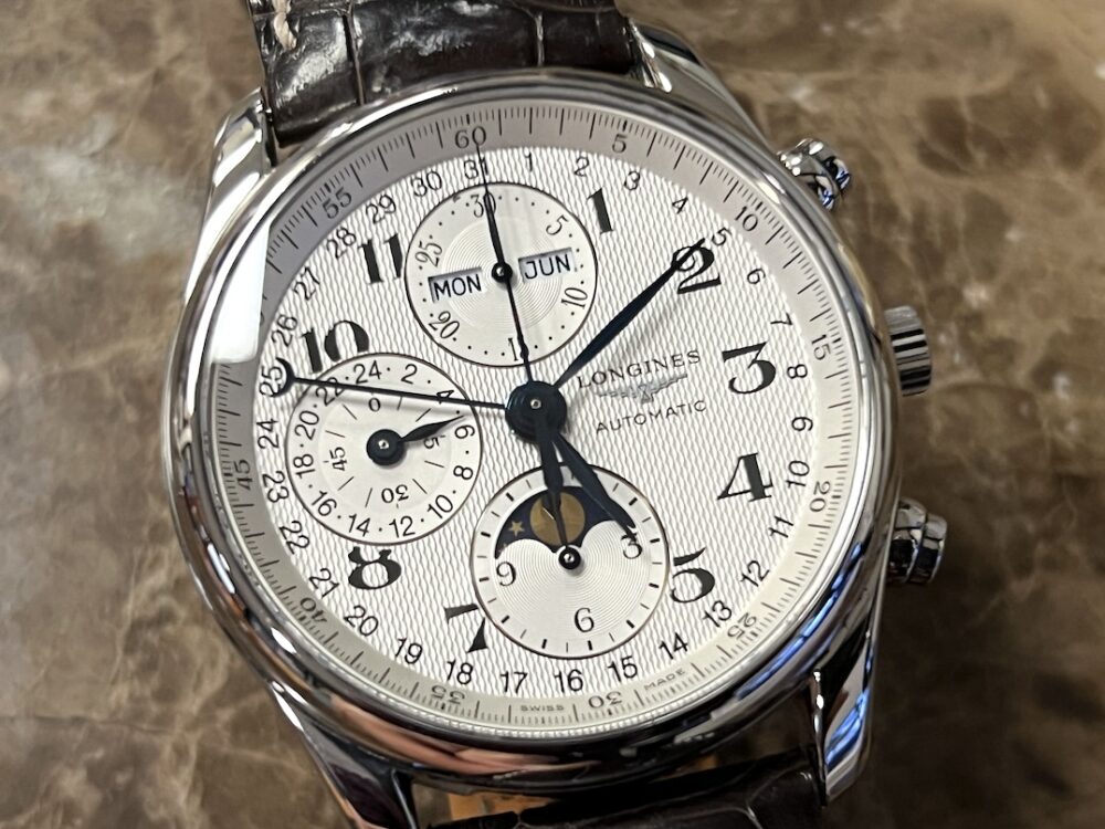 Longines Master Collection CHRONO MOONPHASE Automatic 40mm with Box Papers Card L2.673.4.78.3 or L26734783M