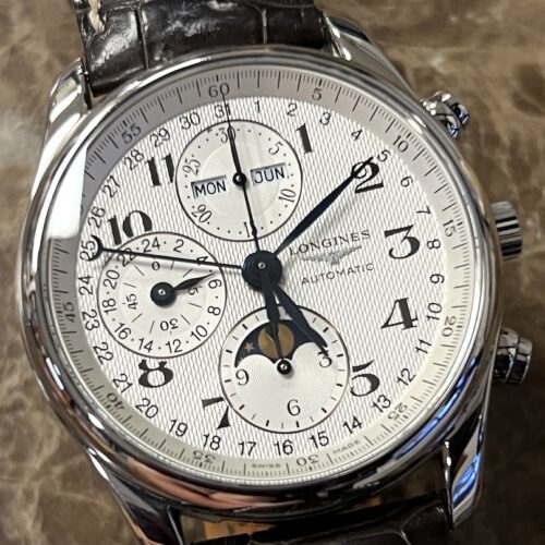 Longines Master Collection CHRONO MOONPHASE Automatic 40mm with Box Papers Card L2.673.4.78.3 or L26734783M