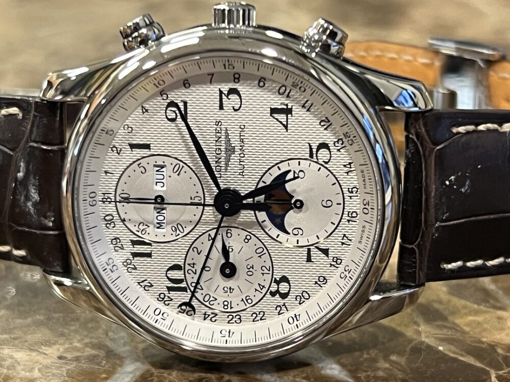 Longines Master Collection CHRONO MOONPHASE Automatic 40mm with Box Papers Card L2.673.4.78.3 or L26734783M