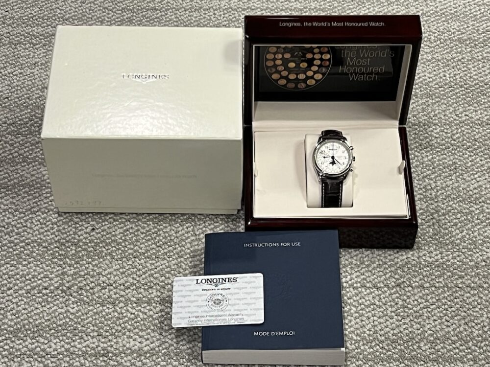 Longines Master Collection CHRONO MOONPHASE Automatic 40mm with Box Papers Card L2.673.4.78.3 or L26734783M